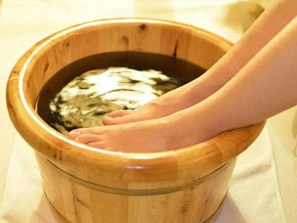 Chậu gỗ sồi ngâm chân Spa