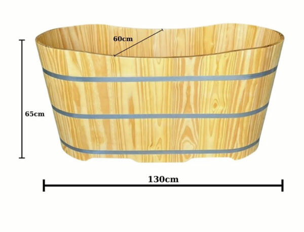 Kích cơ bồn tắm gỗ Thông