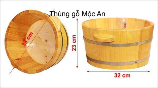 Kích thước chậu ngâm chân